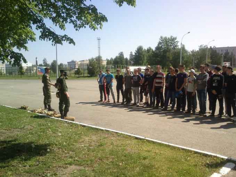 Сборы на базе Чебаркульского  гарнизона