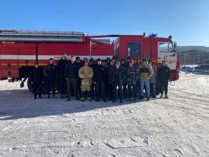 ЭКСКУРСИЯ СТУДЕНТОВ В ПОЖАРНУЮ ЧАСТЬ